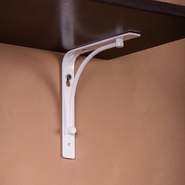 Кронштейн Арочный 150х150 мм белый от магазина ЛесКонПром.ру