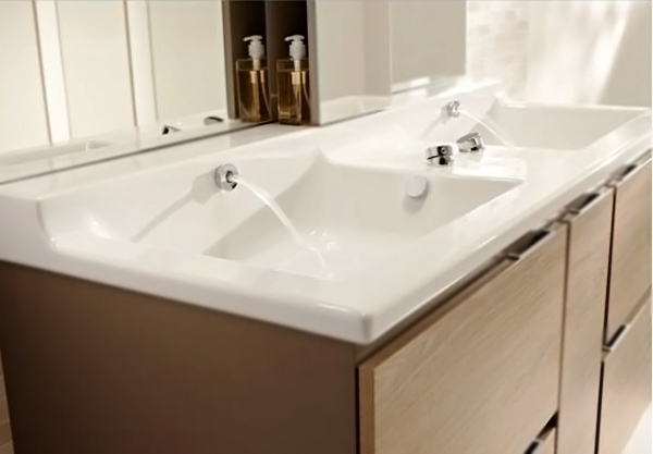 Раковина Jacob Delafon Soprano 140 EXJ122-00 Белая от магазина ЛесКонПром.ру