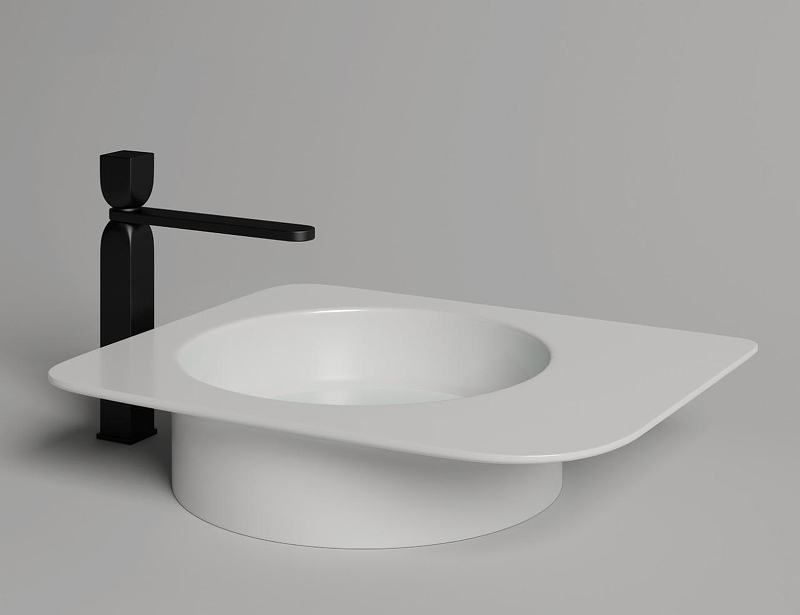 Раковина Salini Ninfea 54.5 110521M Белая матовая от магазина ЛесКонПром.ру