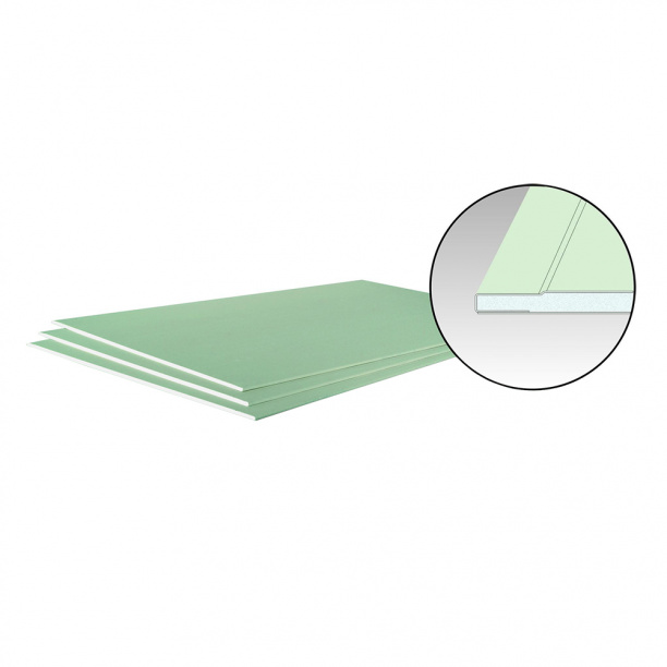 Гипсокартон влагостойкий Gyproc 2500х1200х12,5 мм от магазина ЛесКонПром.ру