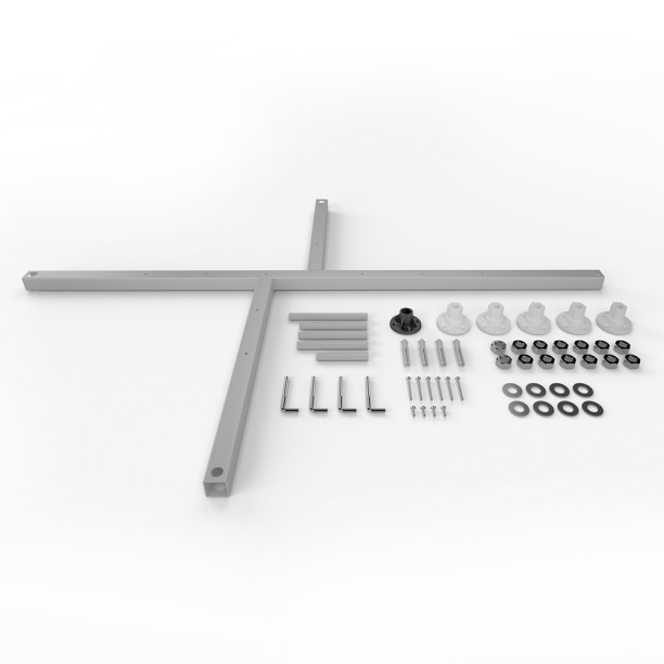 Душевой поддон FLUMEN Ems Black 90х90 см квадратный от магазина ЛесКонПром.ру