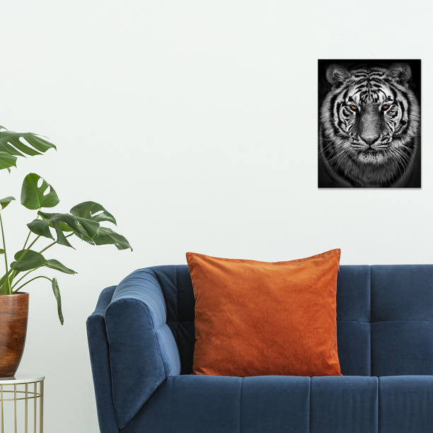 Картина на стекле Амурский тигр 40х50 см от магазина ЛесКонПром.ру