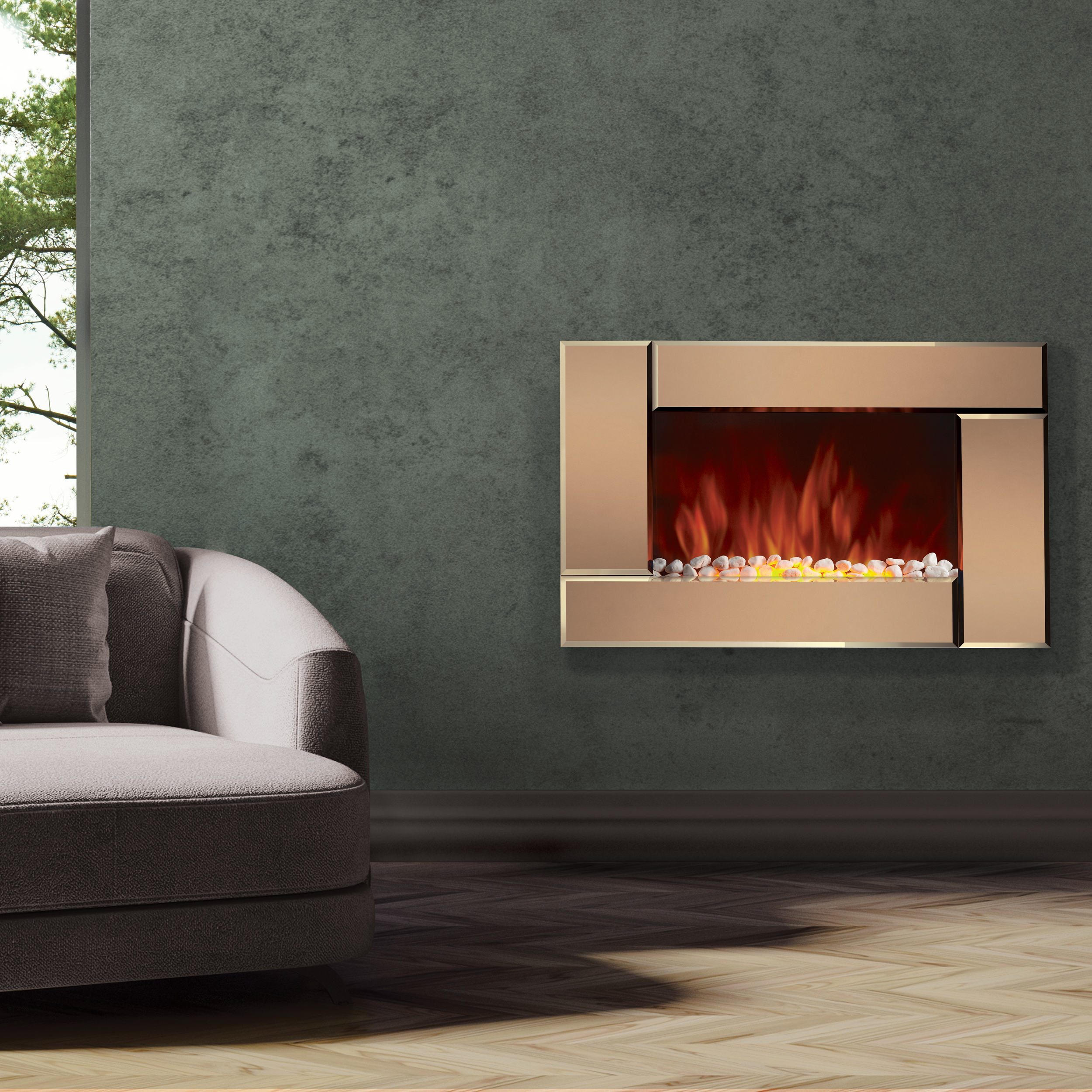 Электрокамин Electrolux EFP/W-2000S Bronze от магазина ЛесКонПром.ру