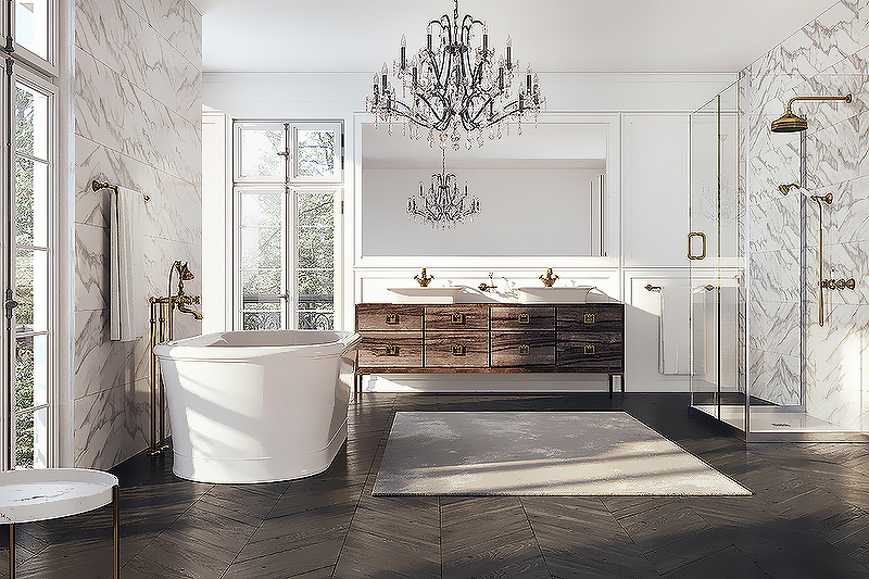 Душевой гарнитур Webert Ottocento AC0704065 Бронза от магазина ЛесКонПром.ру