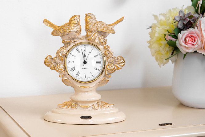 Часы настольные BOGACHO Нежность 18 см 80500763 от магазина ЛесКонПром.ру