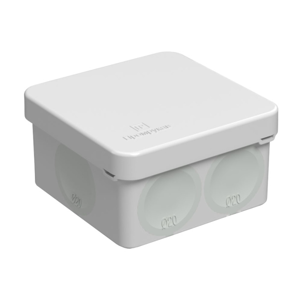 Коробка распределительная Промрукав 80х80х40 мм от магазина ЛесКонПром.ру