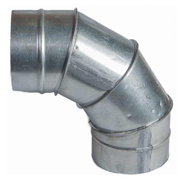 Отвод оцинкованный 100/90 от магазина ЛесКонПром.ру