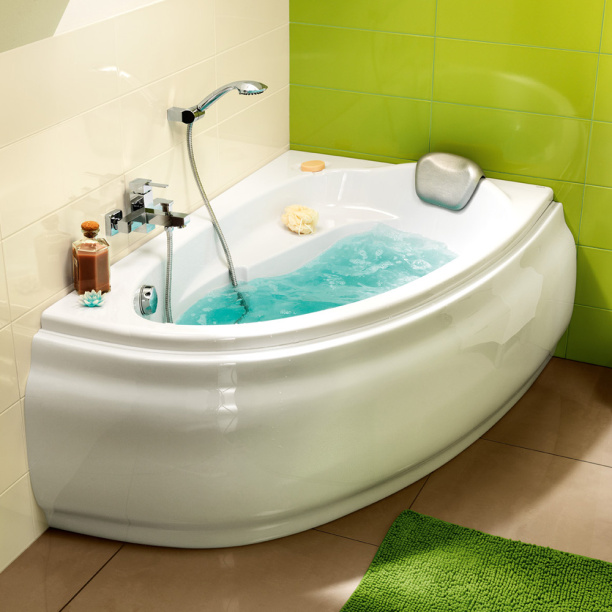 Акриловая ванна Cersanit Joanna 160х95 см левая от магазина ЛесКонПром.ру