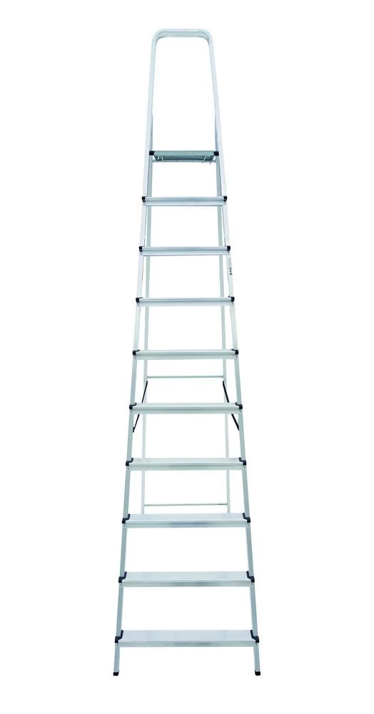 Стремянка алюминиевая Новая Высота 10 ступеней (арт. 1110110) от магазина ЛесКонПром.ру