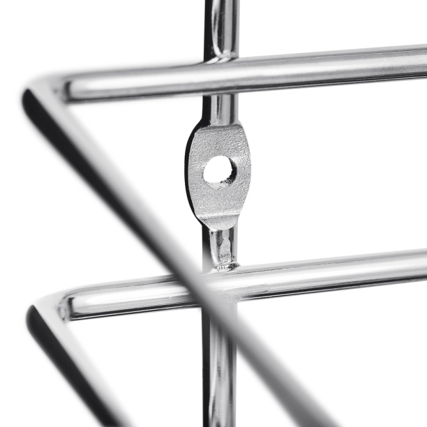 Полка сетчатая Verran Киса 1-ярусная прямая хром от магазина ЛесКонПром.ру