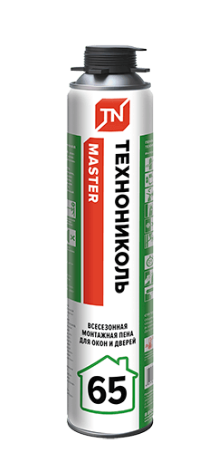 Пена ТЕХНОНИКОЛЬ MASTER 65 (всесезонная) от магазина ЛесКонПром.ру