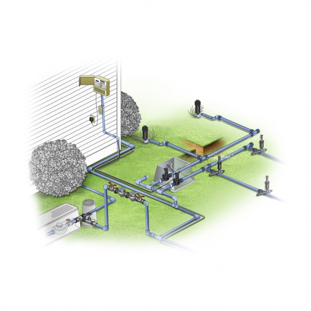 Короб для клапанов K-Rain 10'' круглый от магазина ЛесКонПром.ру