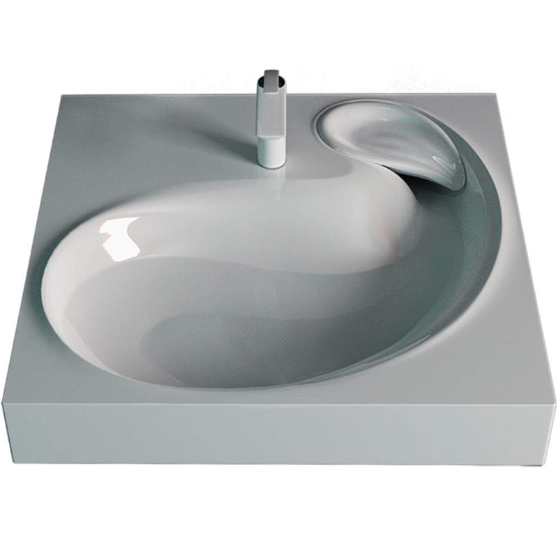 Раковина Andrea Buta 60 4650002681019 на стиральную машину Белая от магазина ЛесКонПром.ру