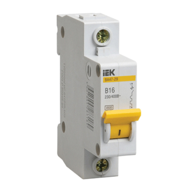 Выключатель автоматический IEK 1п 25 А В от магазина ЛесКонПром.ру