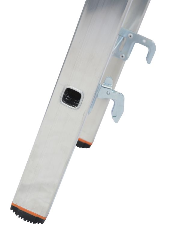 Лестница алюминиевая трехсекционая с допфункцией KRAUSE TRIBILO 3х8 от магазина ЛесКонПром.ру