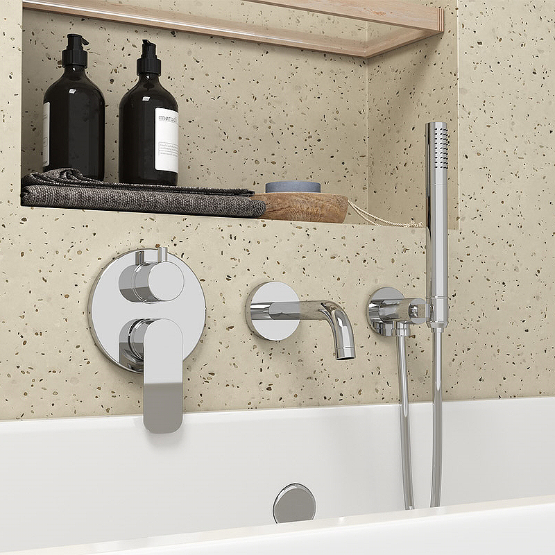 Душевой гарнитур Paini 53CR440TP4 Хром от магазина ЛесКонПром.ру