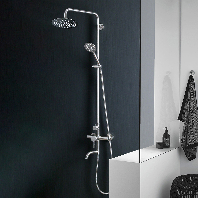 Душевая система Melana Tondo F610107 Сатин от магазина ЛесКонПром.ру