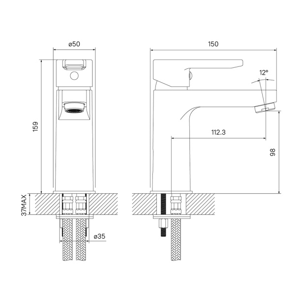 Смеситель для раковины IDDIS Sena от магазина ЛесКонПром.ру
