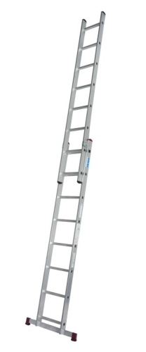 Лестница алюминиевая двухсекционная KRAUSE CORDA 2х8 с траверсой арт. 032188 от магазина ЛесКонПром.ру