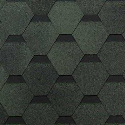 Гибкая черепица ТЕХНОНИКОЛЬ SHINGLAS Оптима зеленый от магазина ЛесКонПром.ру