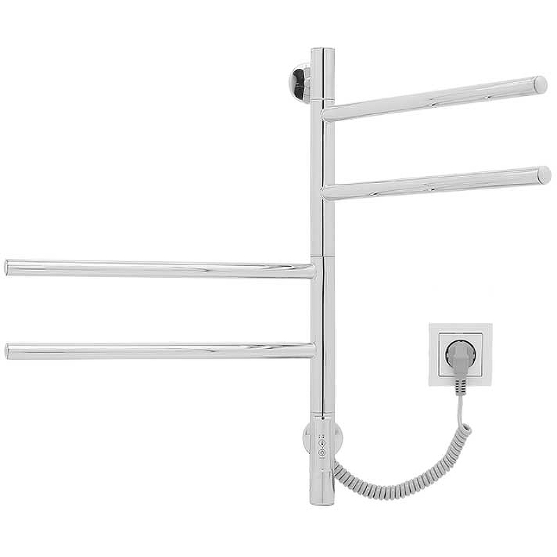 Электрический полотенцесушитель Vincea 43х60 VTD-1S1CE Хром от магазина ЛесКонПром.ру