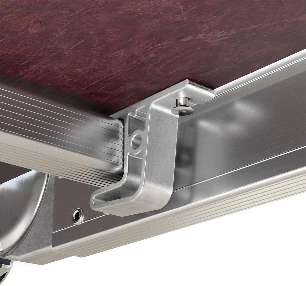 Профессиональная алюминиевая лестница-трансформер с помостом, ширина 500 мм NV3331 НОВАЯ ВЫСОТА 4Х3 арт.3331403 от магазина ЛесКонПром.ру