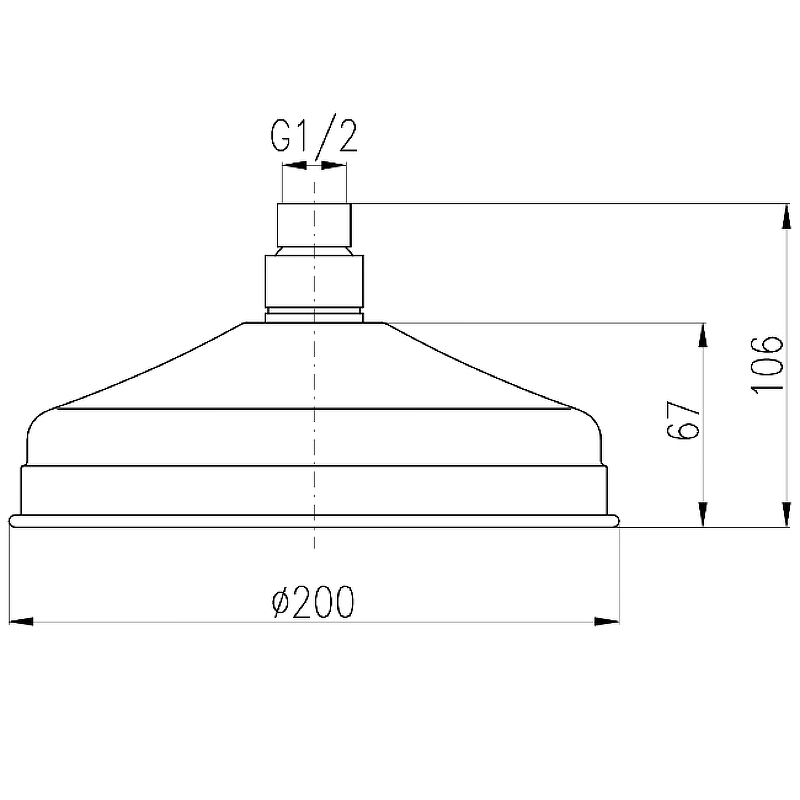 Верхний душ Rav Slezak SK0020SM Бронза от магазина ЛесКонПром.ру