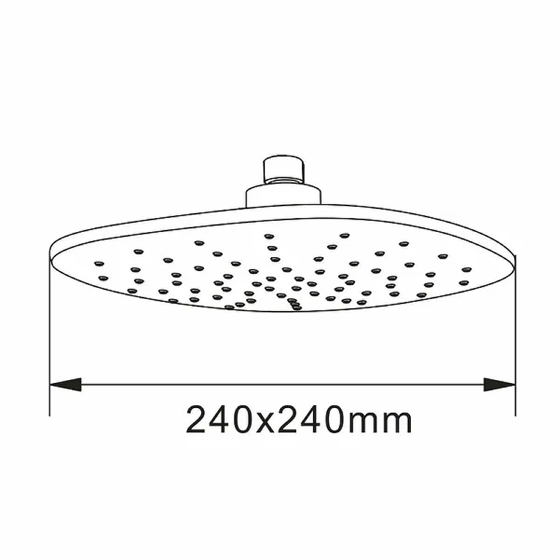 Верхний душ Agger Marine ATS05 Хром от магазина ЛесКонПром.ру