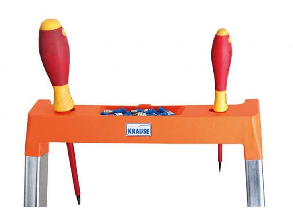 Стремянка алюминиевая Krause Solidy 3 ступени (арт. 126214) от магазина ЛесКонПром.ру