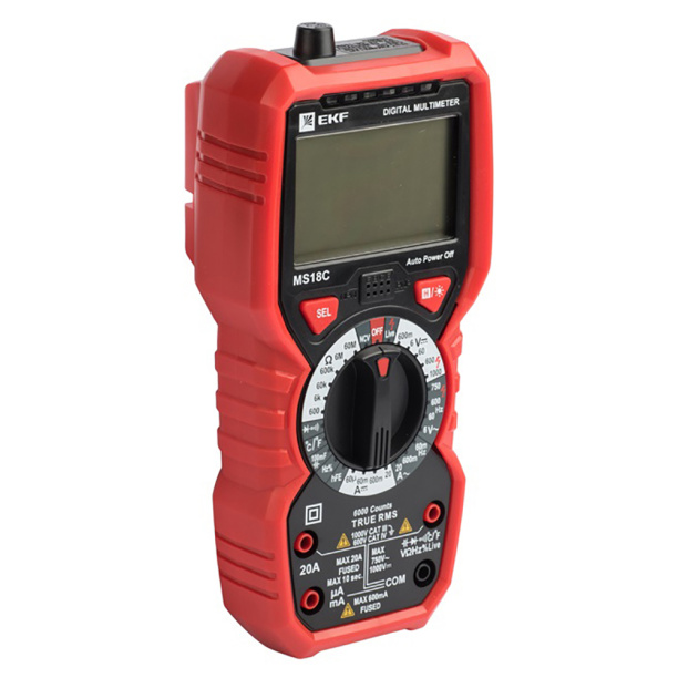 Мультиметр цифровой EKF MS18C Expert от магазина ЛесКонПром.ру