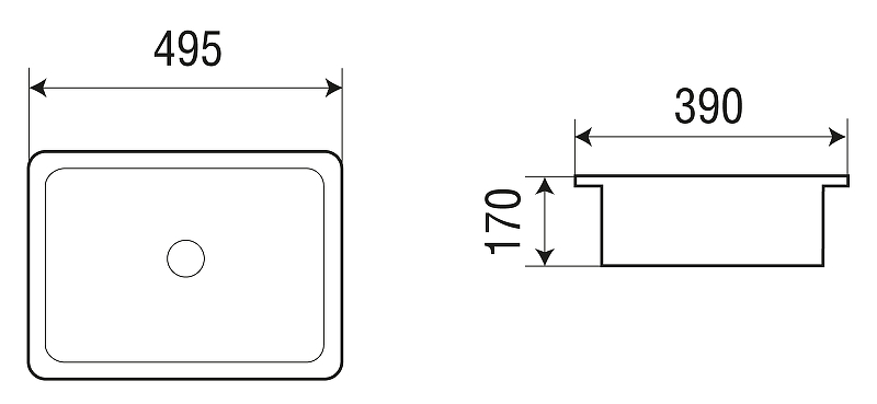 Раковина WeltWasser Deilbach 6068 49 10000004600 Белый глянец от магазина ЛесКонПром.ру