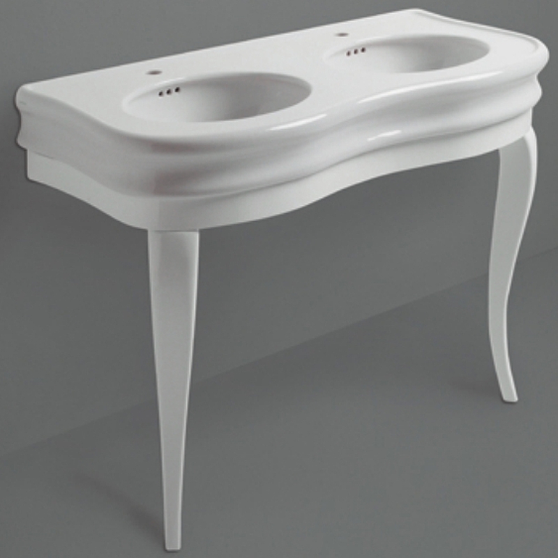 Раковина Simas Lante 120 LA12bi*1 двойная Белая от магазина ЛесКонПром.ру