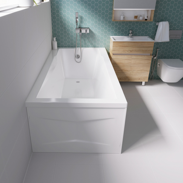 Акриловая ванна 100Acryl ACRYEL 180х70х41 см от магазина ЛесКонПром.ру