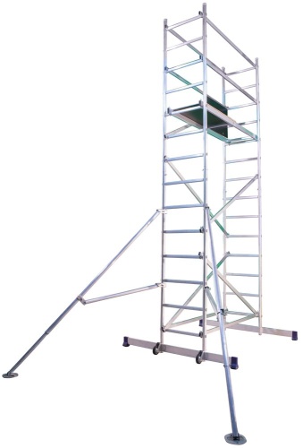 Вышка-тура алюминиевая АЛЮМЕТ  ВТ 10 , рабочая высота 7,1 м. (Арт.ВТ101610020, Арт.ВТ101610040) от магазина ЛесКонПром.ру