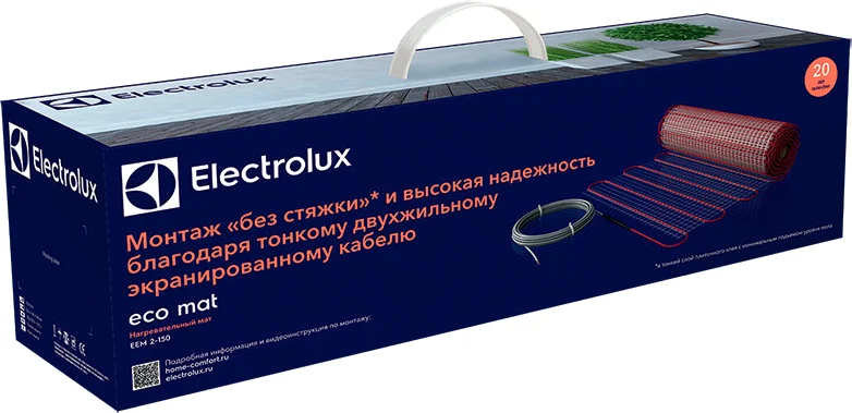 Теплый пол Electrolux Eco Mat EEM 2-150-2 от магазина ЛесКонПром.ру