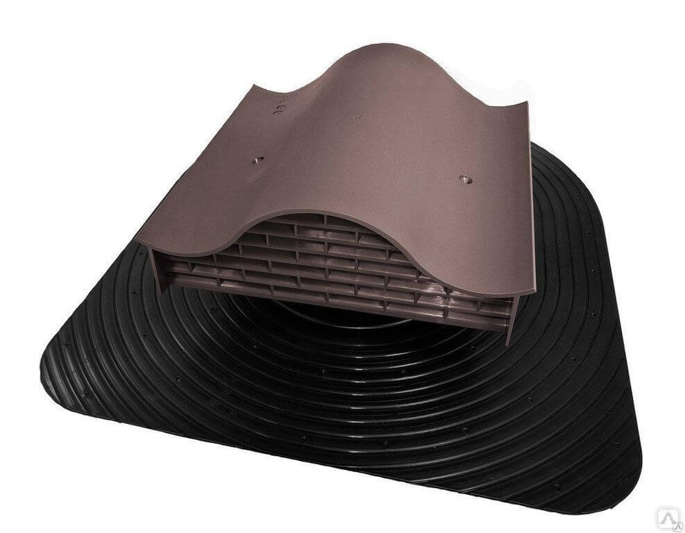 Кровельный вентиль HELMI-KTV, шоколадный от магазина ЛесКонПром.ру