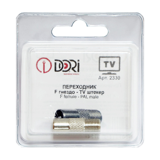 Переходник DORI F-разъём - штекер от магазина ЛесКонПром.ру