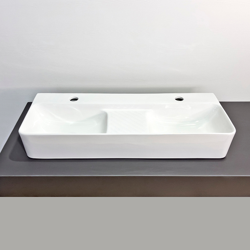 Раковина Comforty 80 78694 00-00012246 двойная Белая от магазина ЛесКонПром.ру