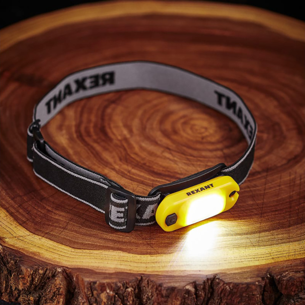 Фонарь налобный REXANT 3 Вт аккумуляторный от магазина ЛесКонПром.ру