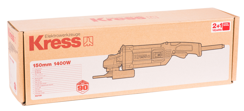 Углошлифовальная машина (болгарка) KRESS KU720, 1400Вт, (150мм) электрическая от магазина ЛесКонПром.ру