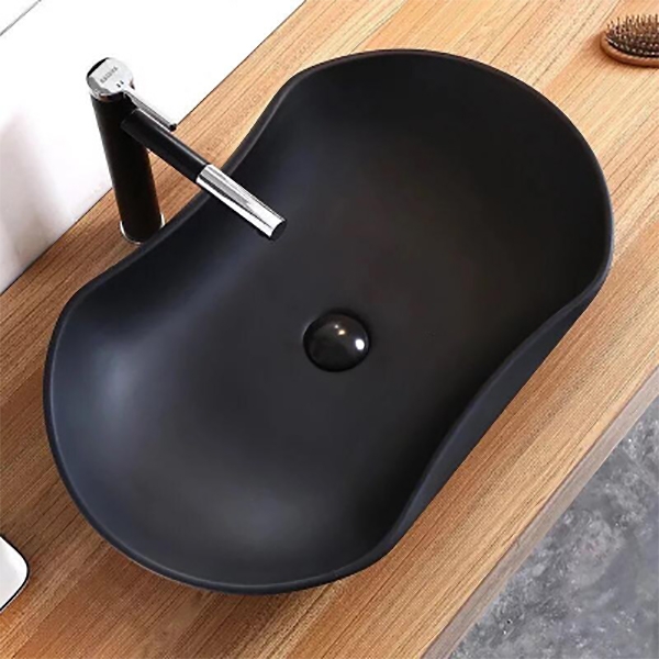 Раковина CeramaLux 67 9175AB Черная от магазина ЛесКонПром.ру