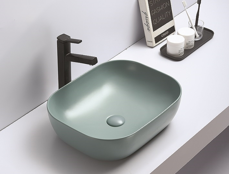 Раковина-чаша CeramaLux 50 78104MLG-6 Зеленая от магазина ЛесКонПром.ру