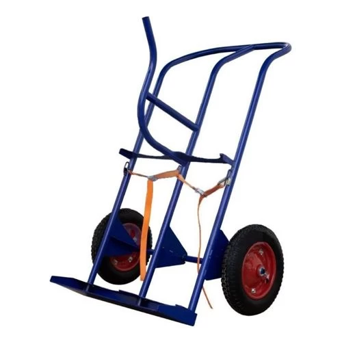 Тележка - сварочный пост с фиксацией ремнём КП 2 У  (г/п 300кг) 1423х570х857 RUSKLAD Комплект пневматических колес Ø350 мм от магазина ЛесКонПром.ру