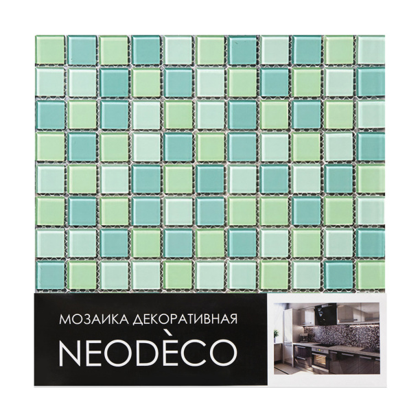 Мозаика NEODECO MQ022 стекло 30х30х0,4 см от магазина ЛесКонПром.ру