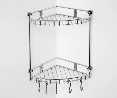 Полка Wasserkraft K-1222 2-ярусная, с крючками от магазина ЛесКонПром.ру