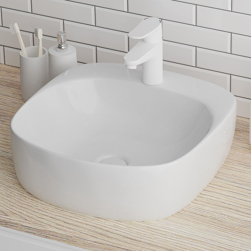 Раковина Grossman 42 GR-3028 Белая от магазина ЛесКонПром.ру