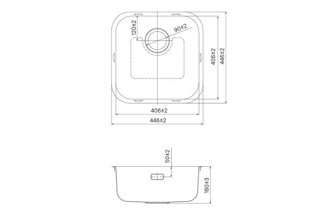 Мойка врезная IDDIS Mate 80550588 от магазина ЛесКонПром.ру