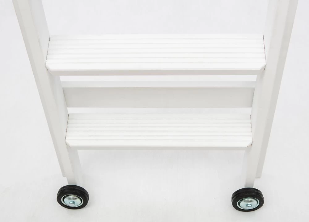 Стремянка деревянная Hoz-Block Серж 6 ступеней Белая (арт. СДР-6Б) от магазина ЛесКонПром.ру