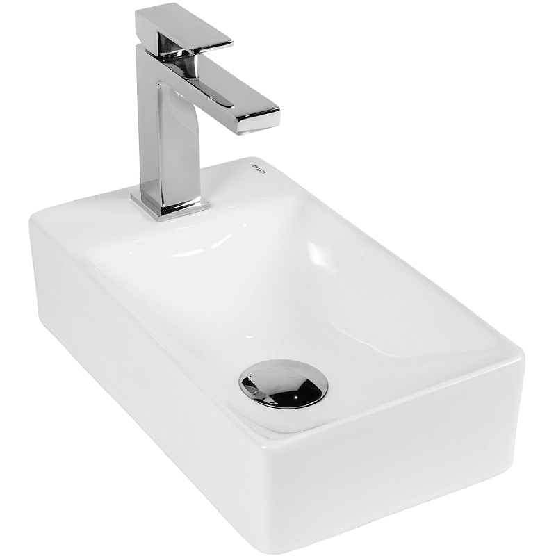 Раковина Bond 38 L S12-380L Белая глянцевая от магазина ЛесКонПром.ру