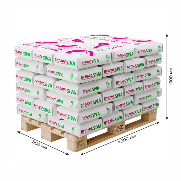 Гипсовая штукатурка БОЛАРС SIVA 25 кг от магазина ЛесКонПром.ру